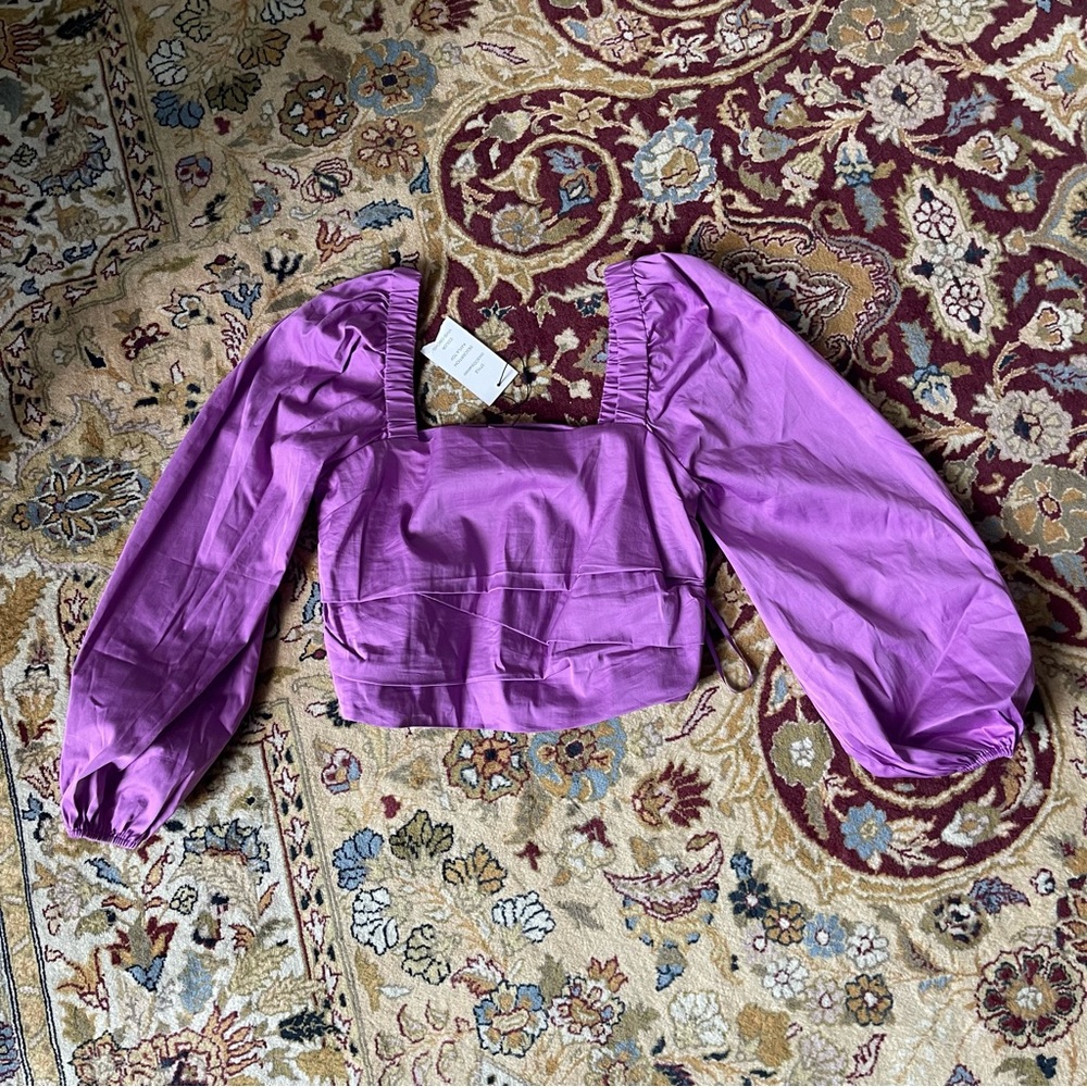 Veronica Beard Purple Top NWT - Picture 7 of 11